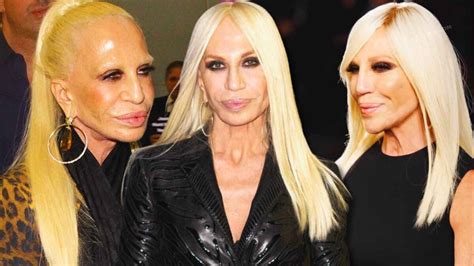 donatella versace home|donatella versace face what happened.